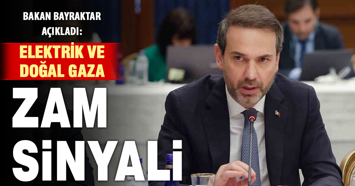 Elektrik ve doğal gaza zam mı geliyor?