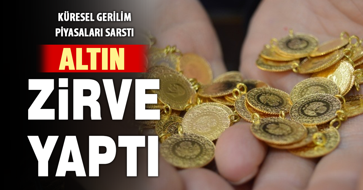 Altın fiyatları jeopolitik gerilimle yükselişte