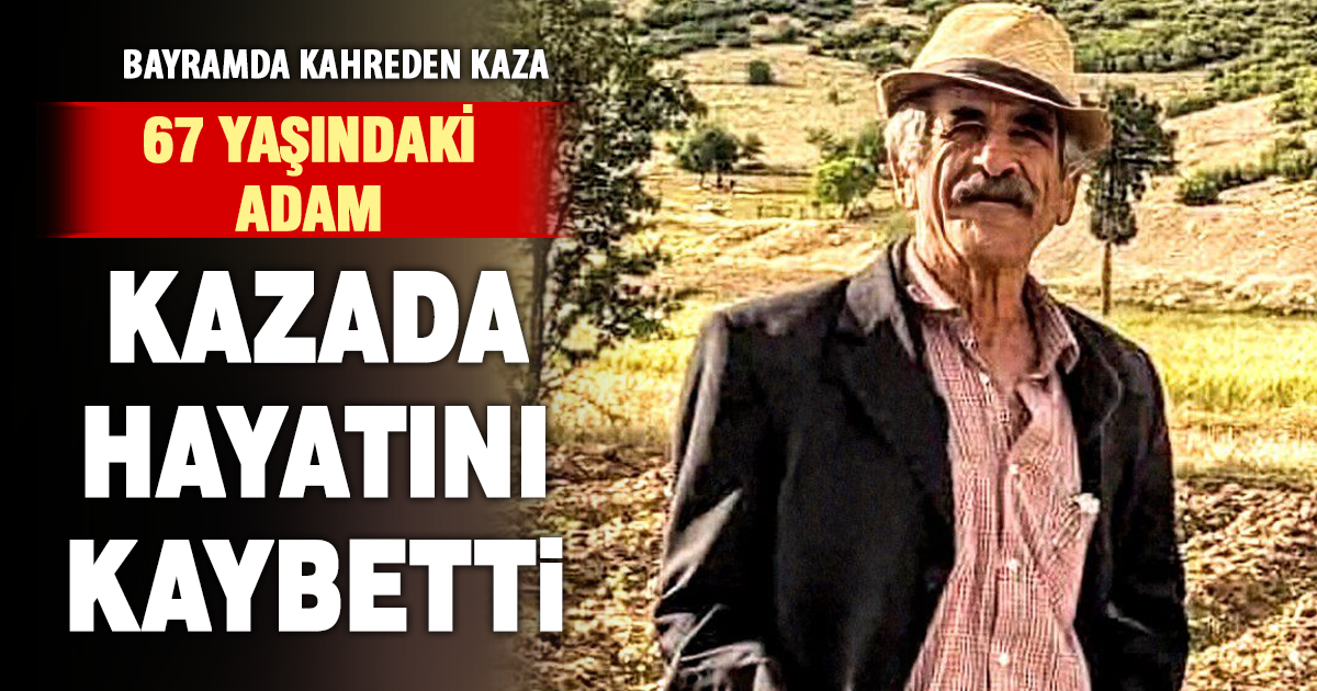 Acıpayam’da kayramda feci kaza: 67 Yaşındaki adam hayatını kaybetti