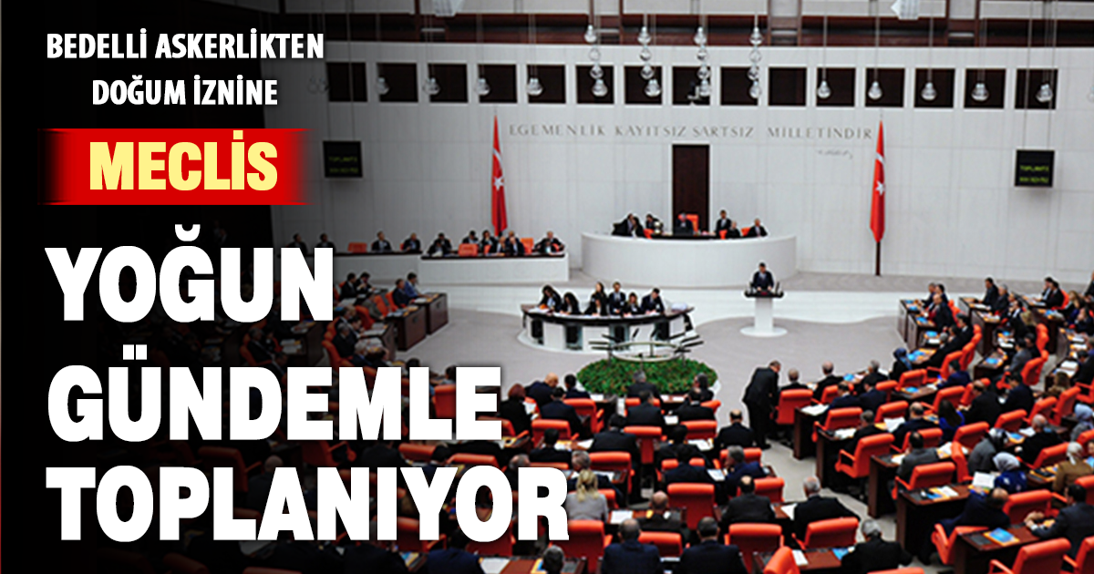 TBMM Ramazan Bayramı sonrası yoğun gündemle çalışmalara başlıyor