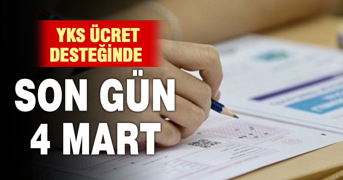 Büyükşehir YKS ücret desteği için son gün: 4 Mart