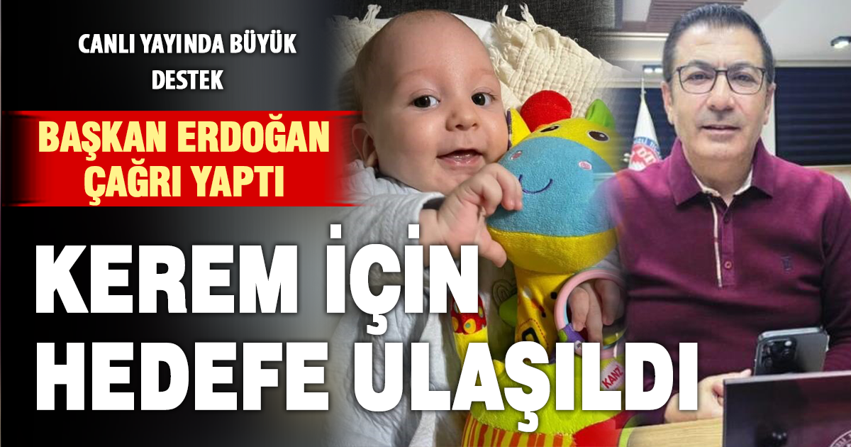 DTO Başkanı Erdoğan’ın canlı yayın yaparak desteklediği Kerem bebek ile ailesi çifte bayram yaşadı