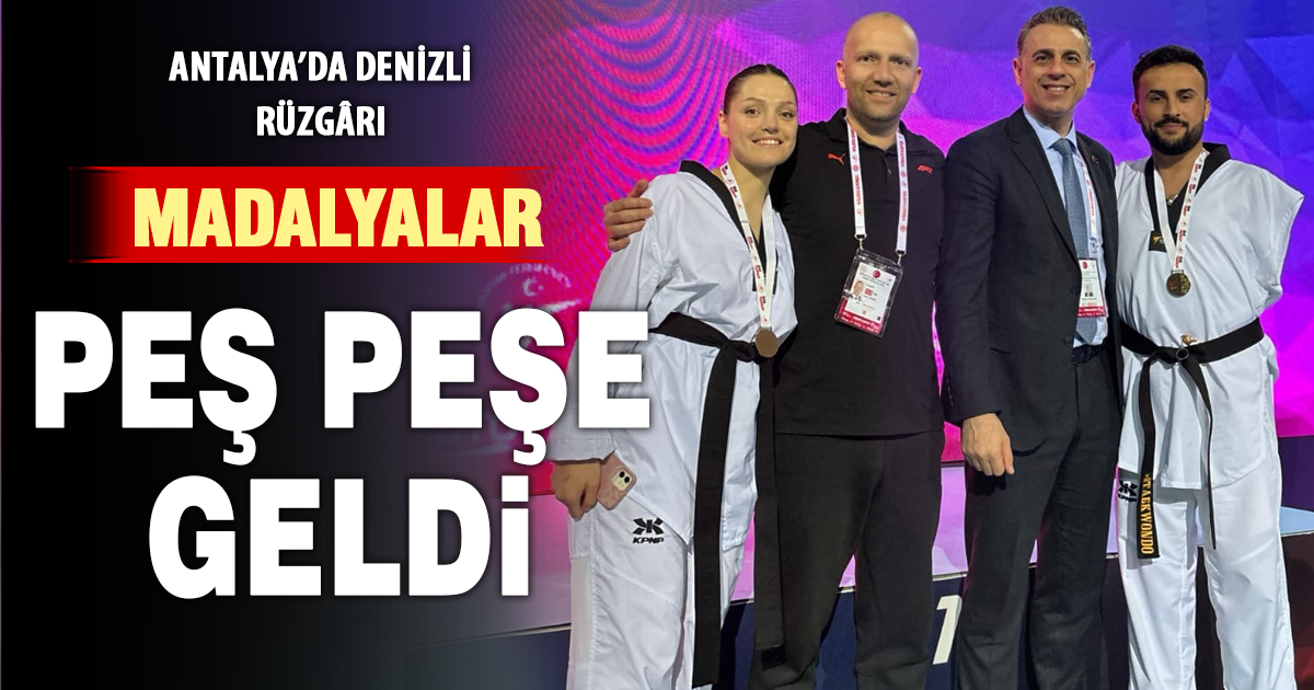 Antalya’da Denizli Rüzgârı