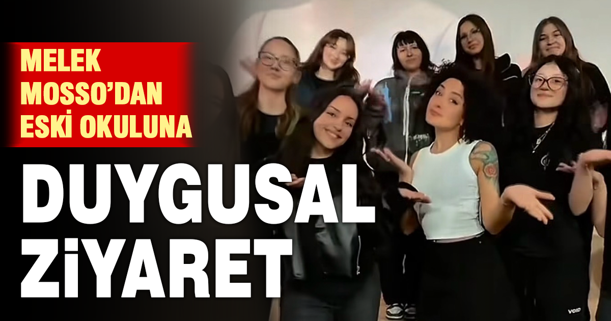 Melek Mosso, mezun olduğu okulda öğrencilerle buluştu