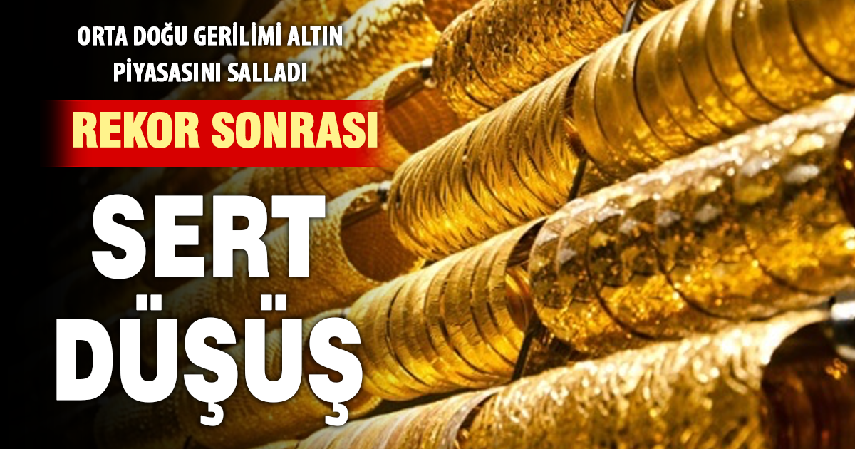 Altın fiyatlarında sert dalga: Yükseldi, ardından geri çekildi