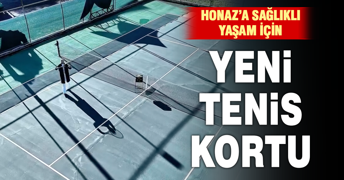 Honaz’a yeni spor alanı: Tenis kortu çok yakında açılıyor