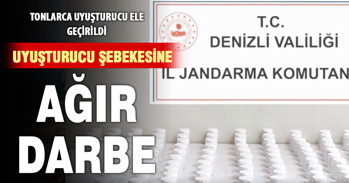 Denizli dahil 25 ilde uyuşturucu operasyonu: 255 şüpheli yakalandı
