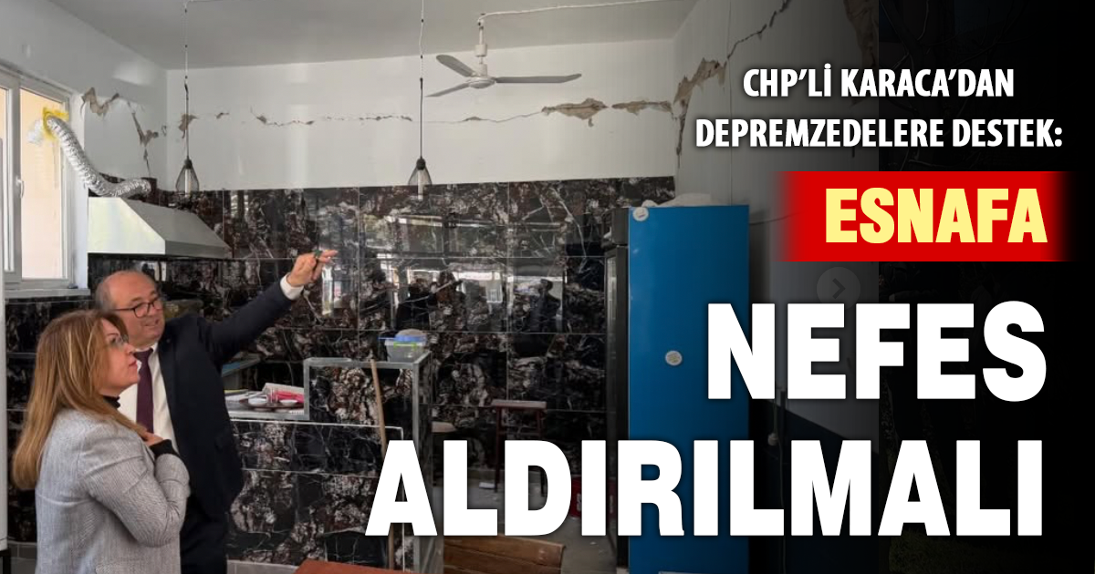 Yenicekent’te depremzedelere destek çağrısı