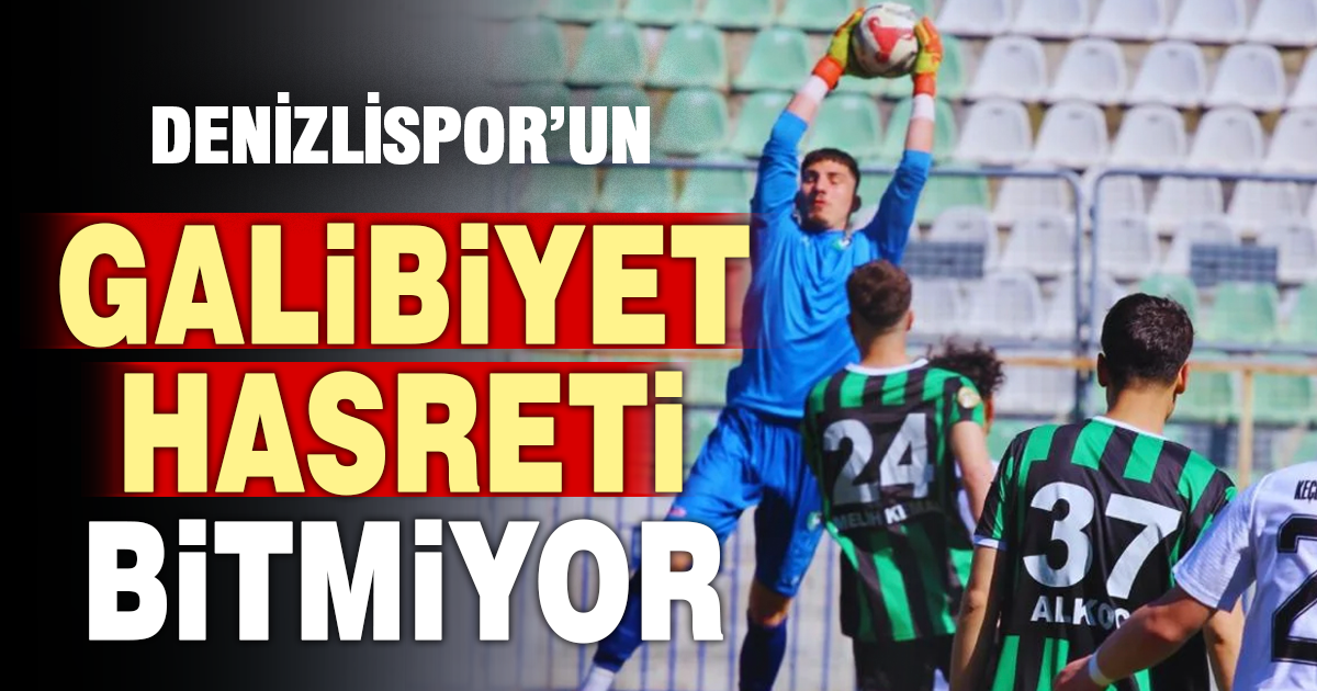 Denizlispor evinde yine kazanamadı
