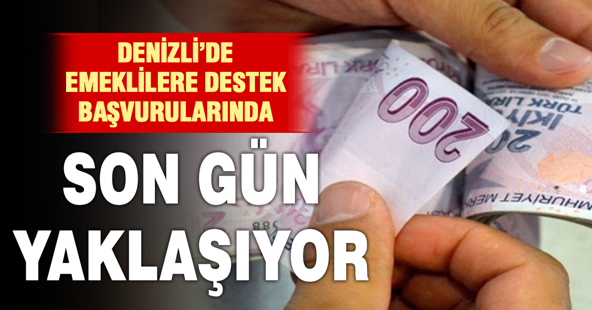 5 bin TL’lik emekli desteği başvurularında son gün: 19 Mart
