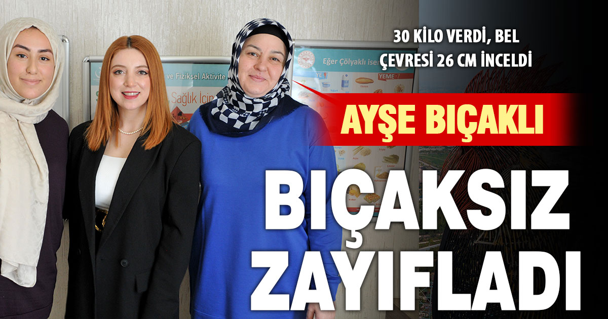Sağlıklı Yaşam Merkezi’ne başvuran kadın 30 kilo verip sağlığa kavuştu