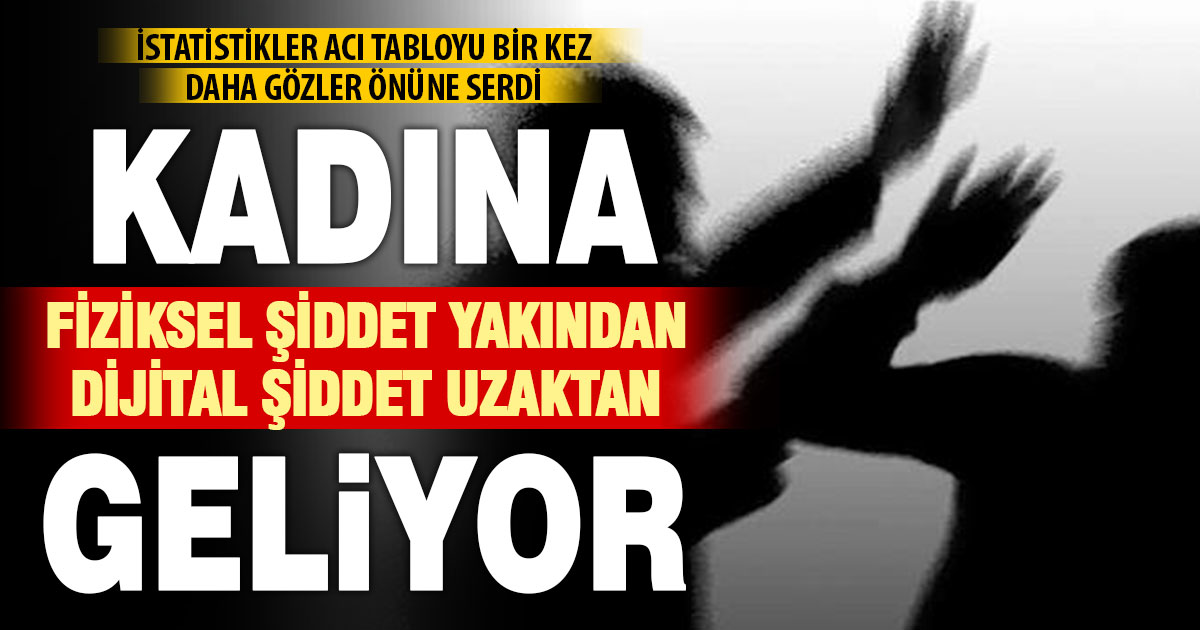 TÜİK Raporu: Kadına; fiziksel şiddet yakından, dijital şiddet uzaktan geliyor
