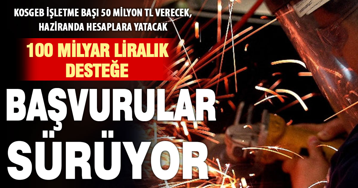 KOSGEB’in 100 milyar TL’lik desteğinde ilk ödemeler Haziranda hesaplara yatacak