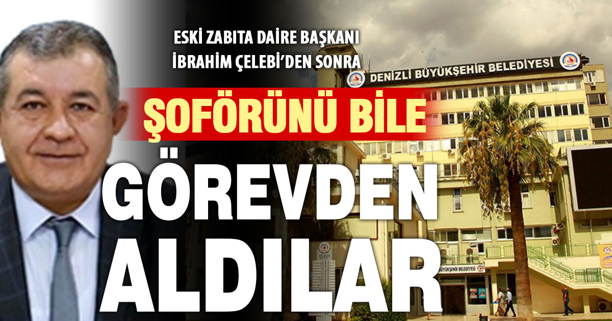 Zabıta daire başkanı ile birlikte şoförü de başka birime görevlendirildi