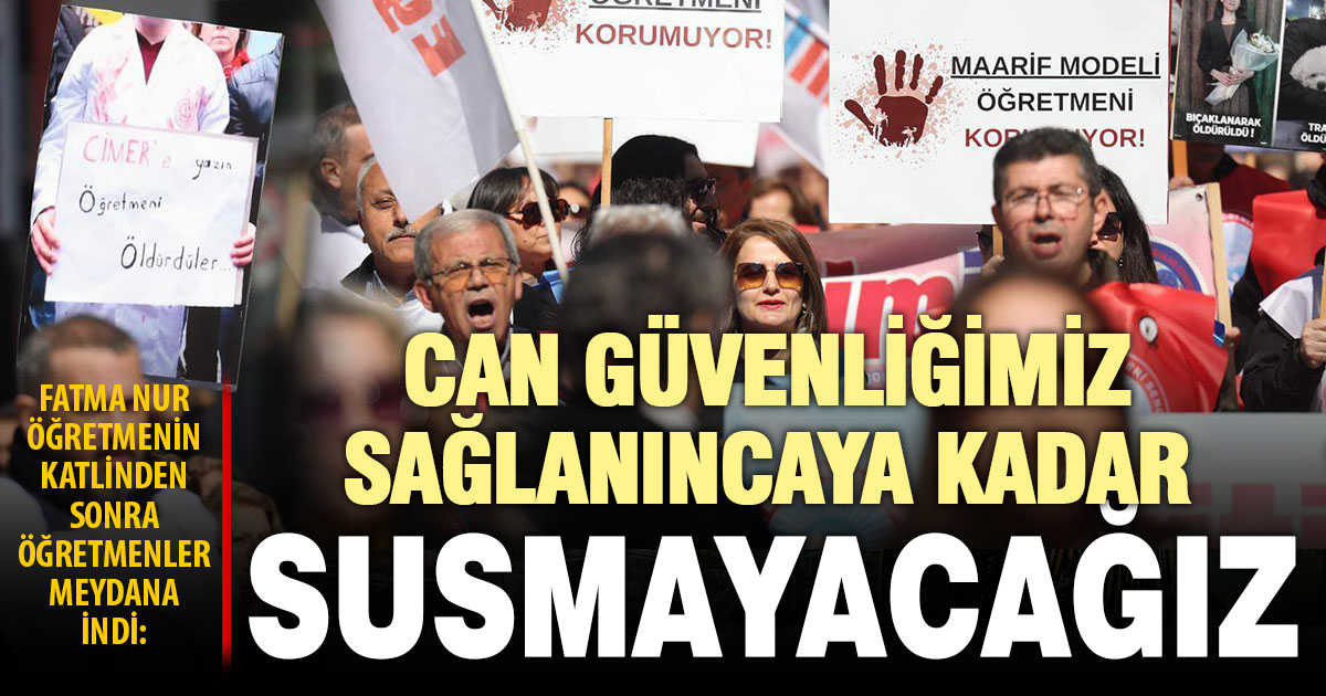 Eğitim-İş’ten şiddet karşıtı yürüyüş