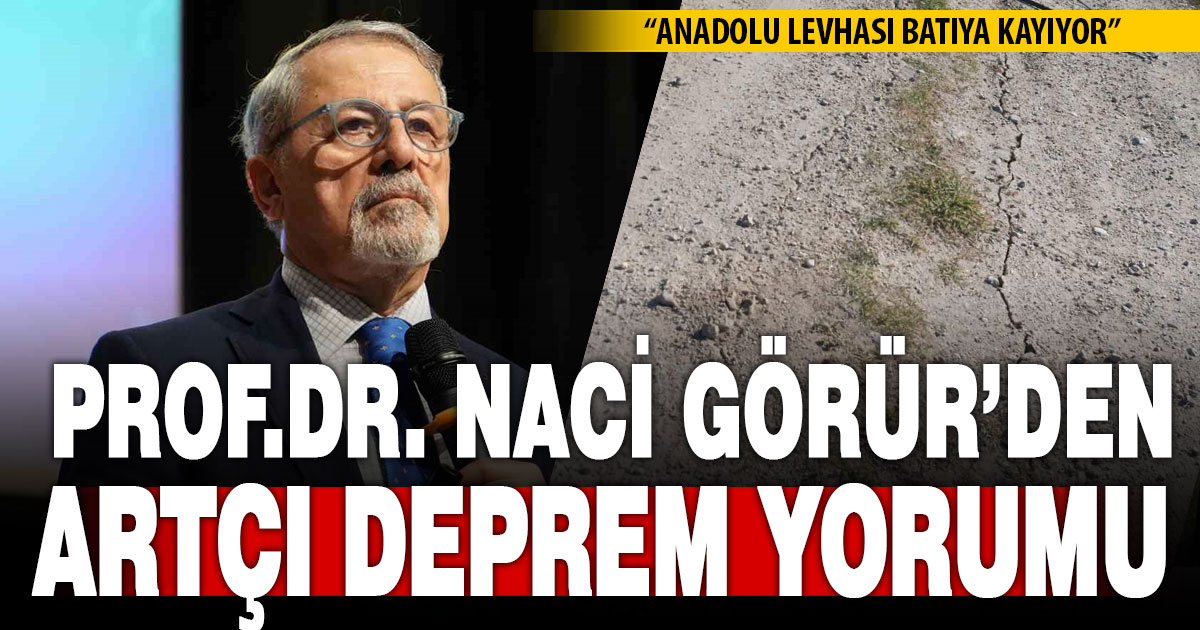 Prof.Dr. Naci Görür: Anadolu Levhası batıya kayıyor