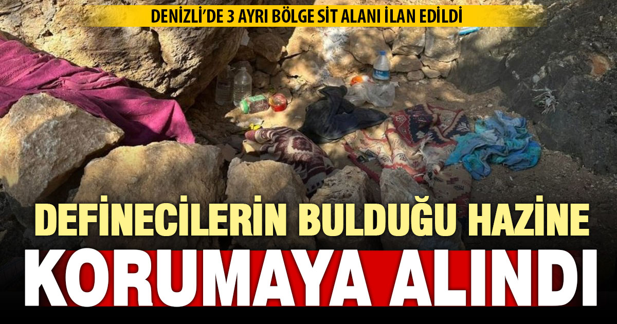 Defineciler buldu, devlet korumaya aldı