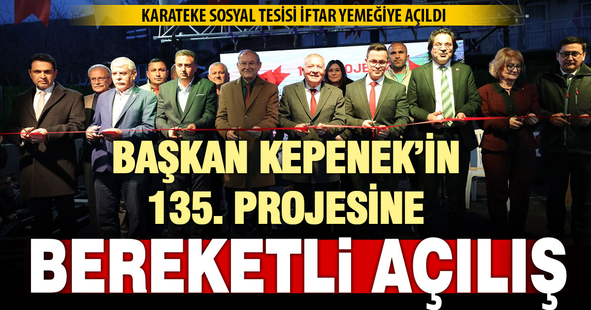 Honaz Belediyesi’nin 135’nci projesi törenle açıldı
