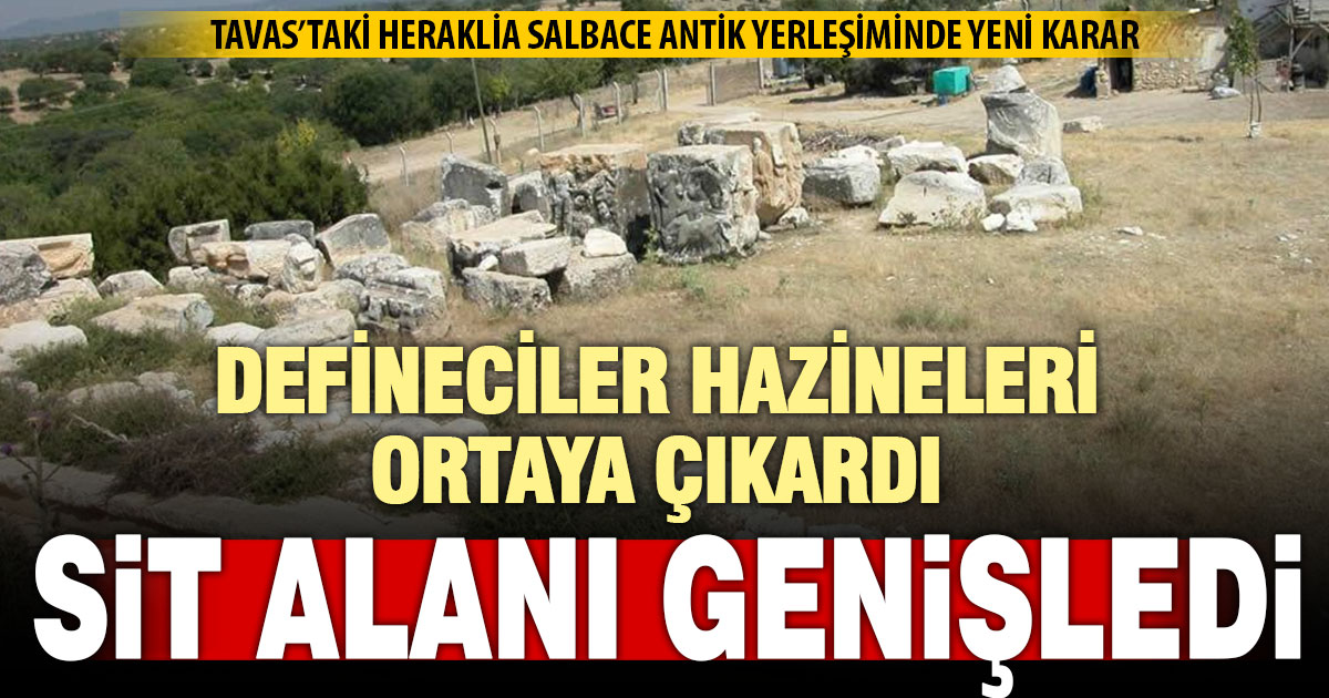 Defineciler Heraklia Salbace’de yeni bölgeler ortaya çıkardı, sit alanı genişledi