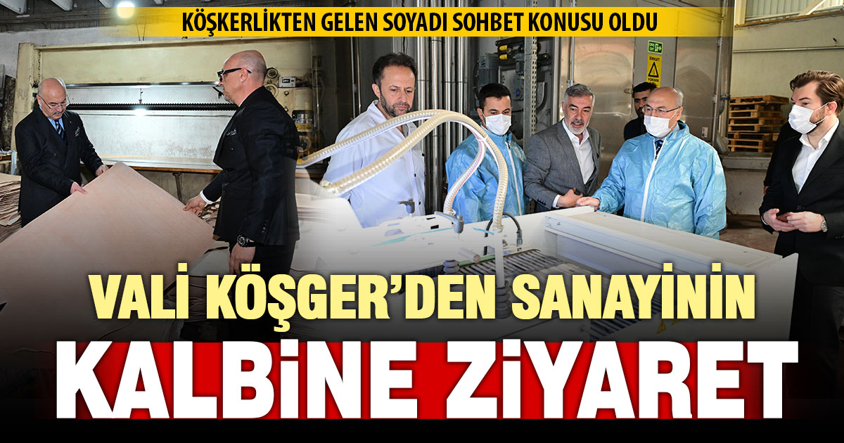 Vali Köşger’den Denizli sanayisinin kalbine ziyaret