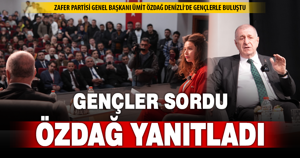 Ümit Özdağ Pamukkale Üniversitesi gençleriyle buluştu