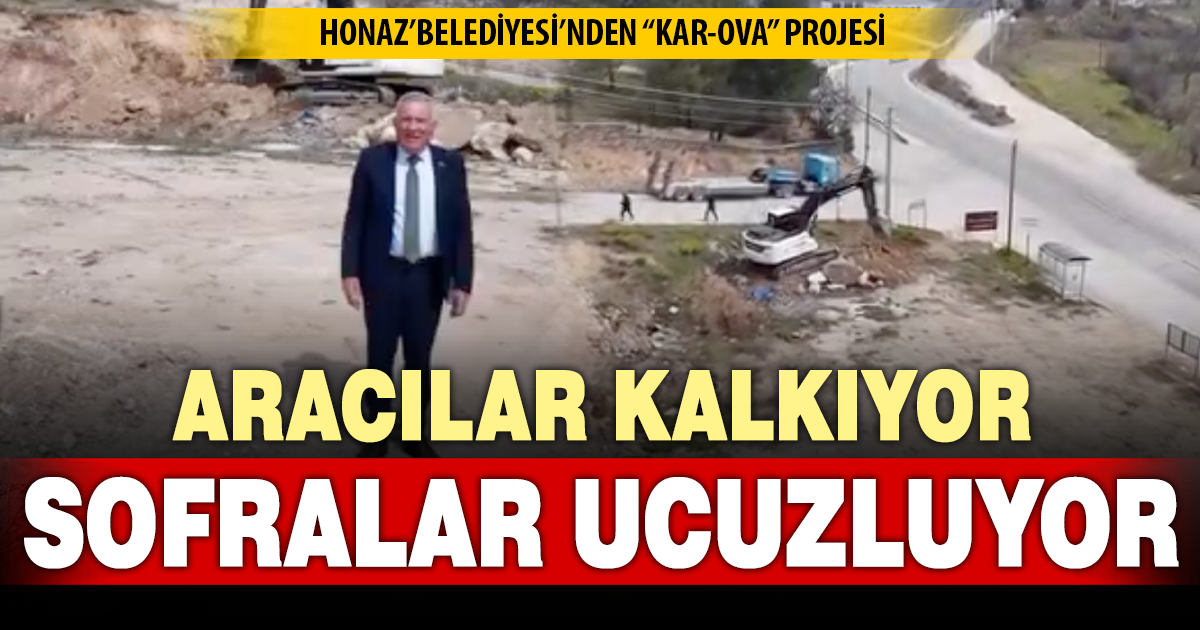 Honaz Belediyesi’nden “Kar-Ova” projesi