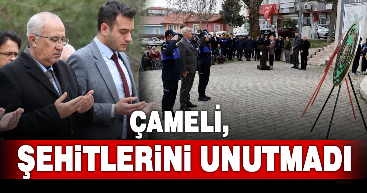 Çameli’nde Çanakkale Zaferi’nin 111. yıl dönümü anıldı
