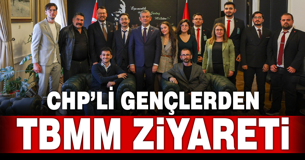 Pamukkale Gençlik Kolları TBMM’de CHP grup toplantısını izledi