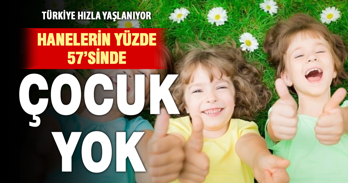 Türkiye hızla yaşlanıyor: Hanelerin yüzde 57’sinde çocuk yok