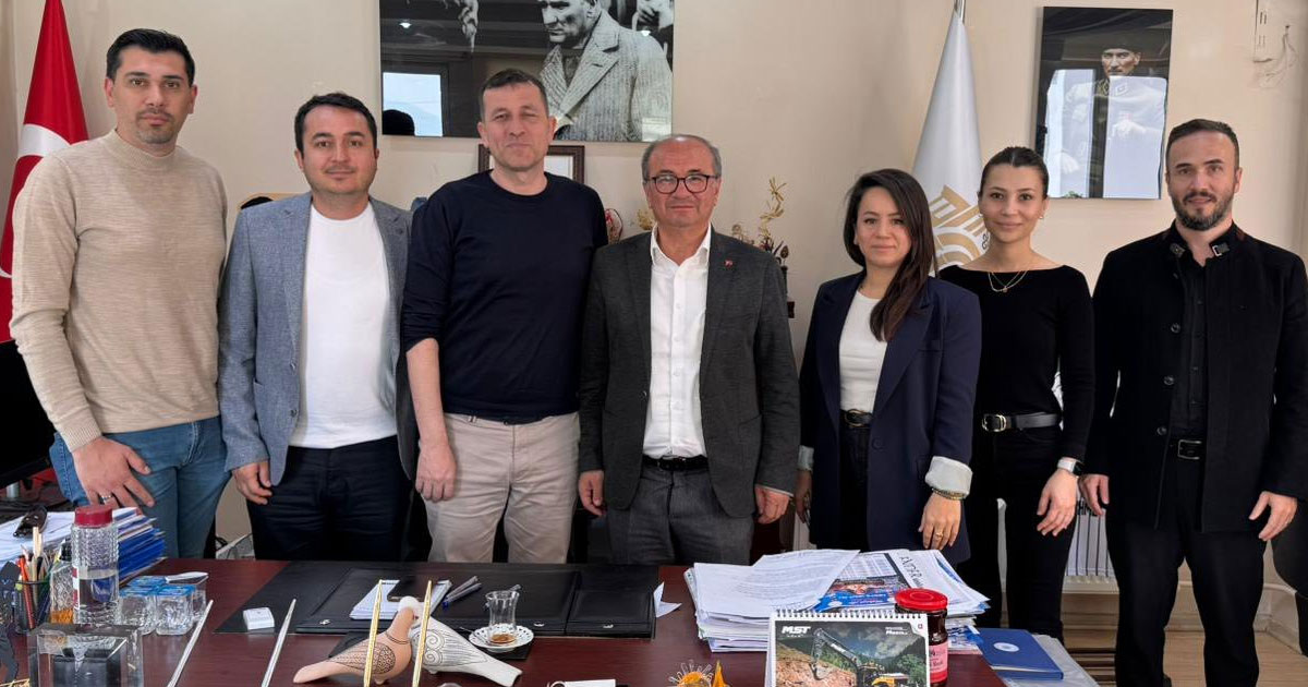 İMO Denizli Şubesinden mühendis başkana ziyaret