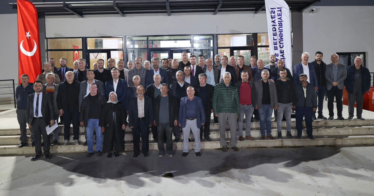Tavas’ın muhtarları iftarda buluştu