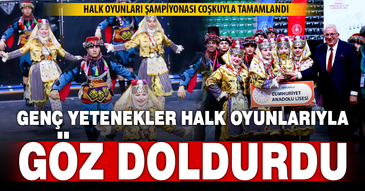 HALK OYUNLARINDA OKULLAR SAHNE ALDI