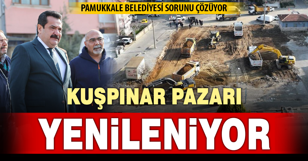 Kuşpınar pazar yeri sorunu Başkan Ertemur’la çözülüyor