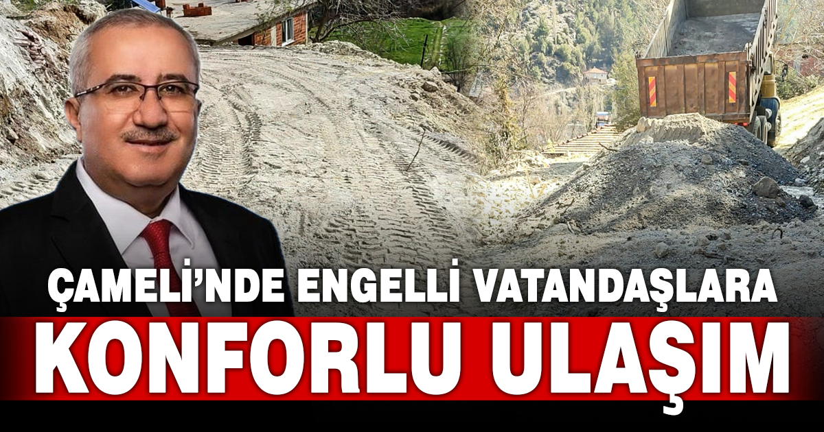 Çameli Belediyesi’nden engelli vatandaşlara ulaşım desteği