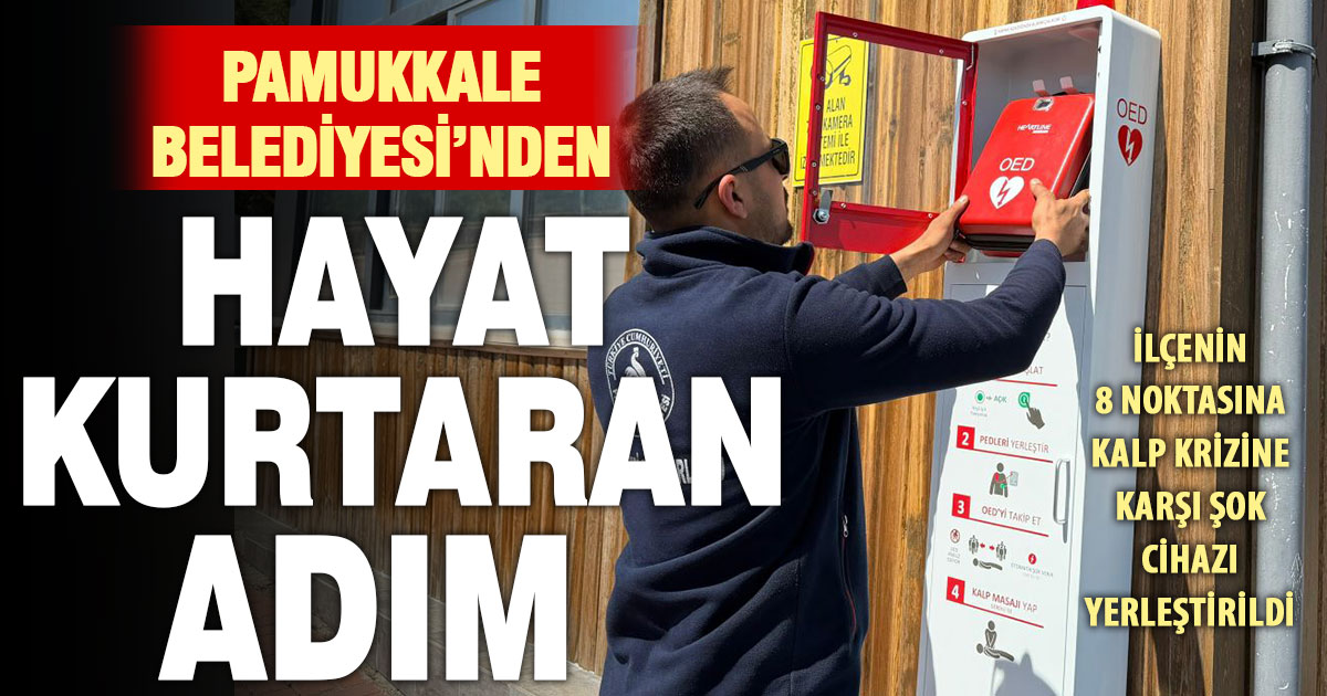 Pamukkale Belediyesi’nden Türkiye’ye örnek önlem
