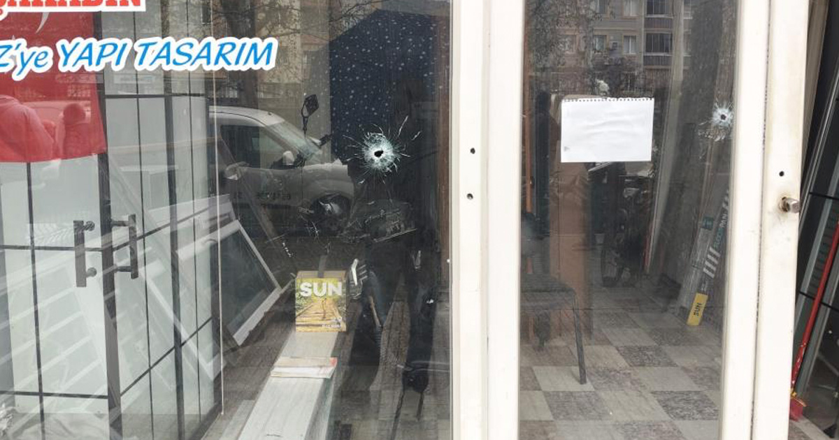 İş yerine silahlı saldırı