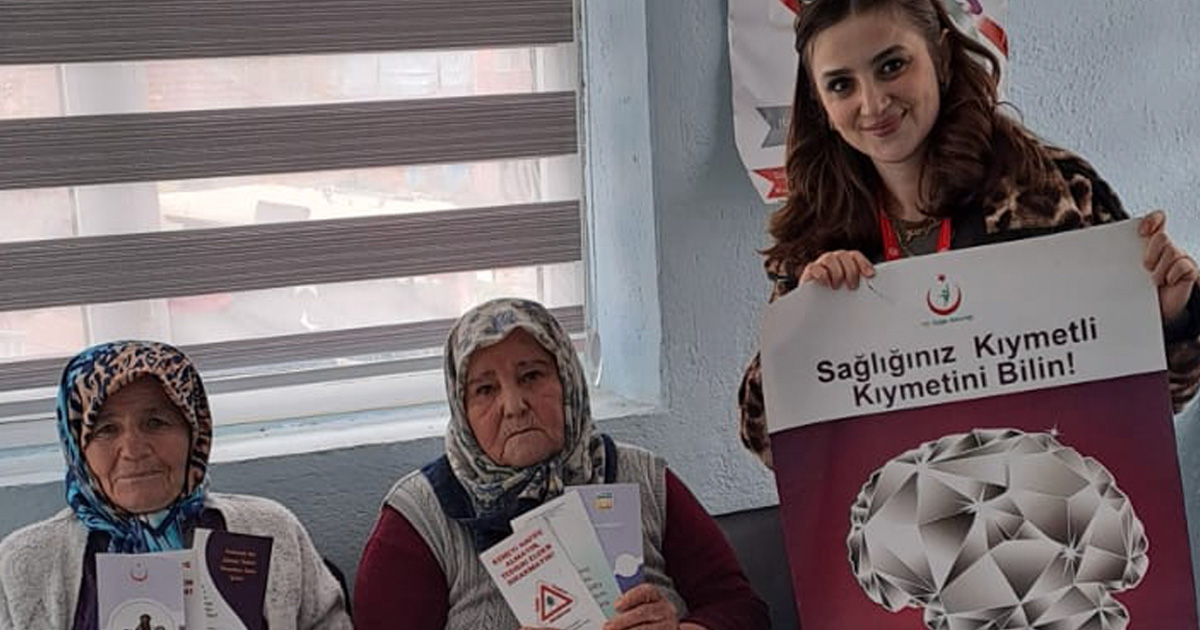 Çal’da Kalp Sağlığı Haftası kapsamında bilgilendirme çalışması
