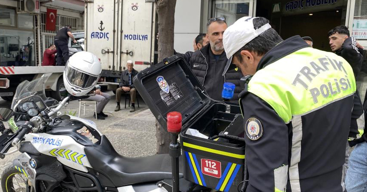 Kaldırımdan kaçtı, 500 bin liradan oldu