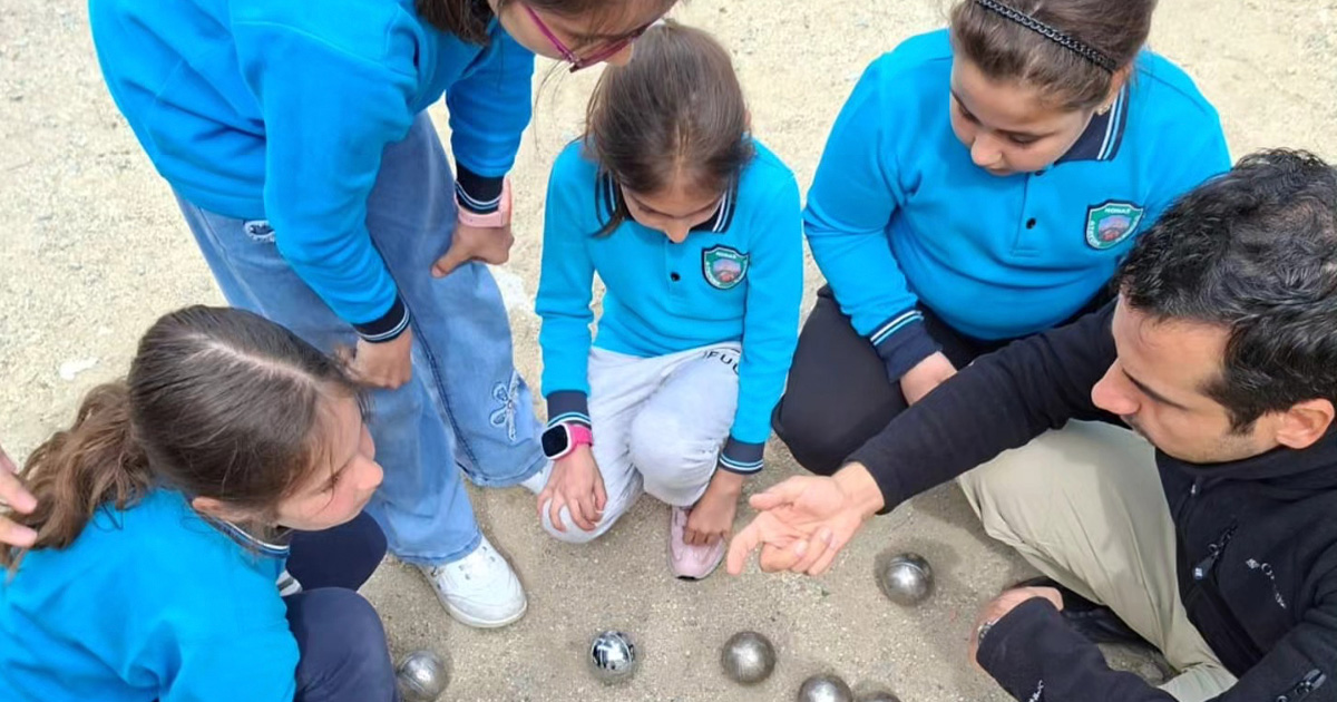 Honaz’da 23 Nisan etkinlikleri kapsamında bocce turnuvası düzenlendi