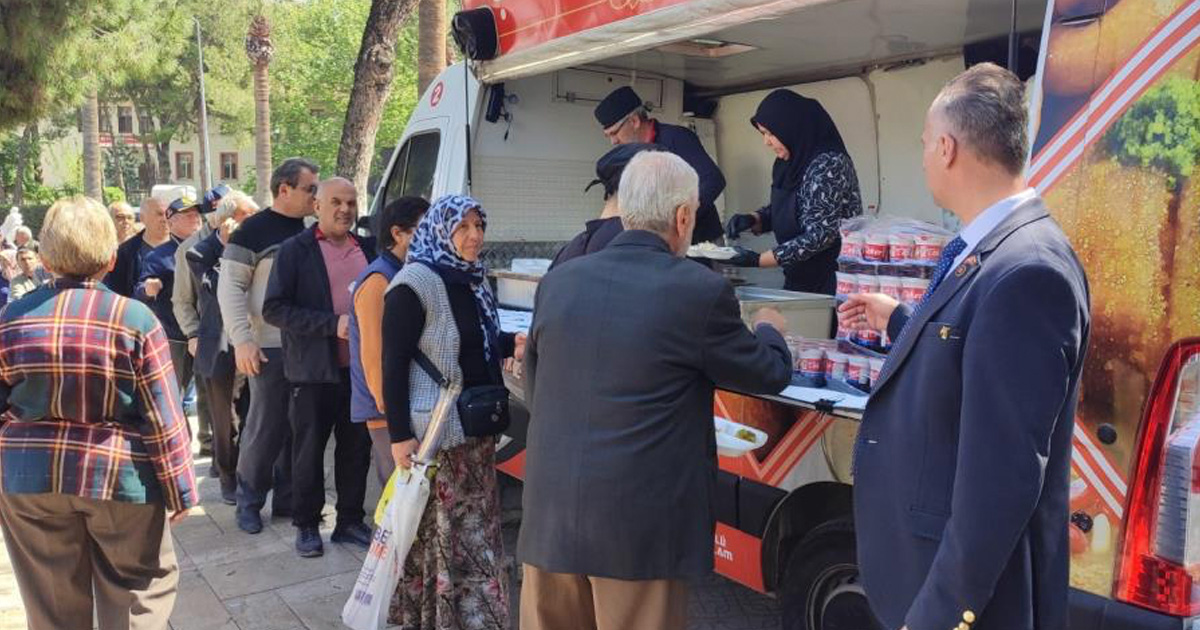 Denizli’de şehit ve gaziler için 2 bin kişilik hayır 