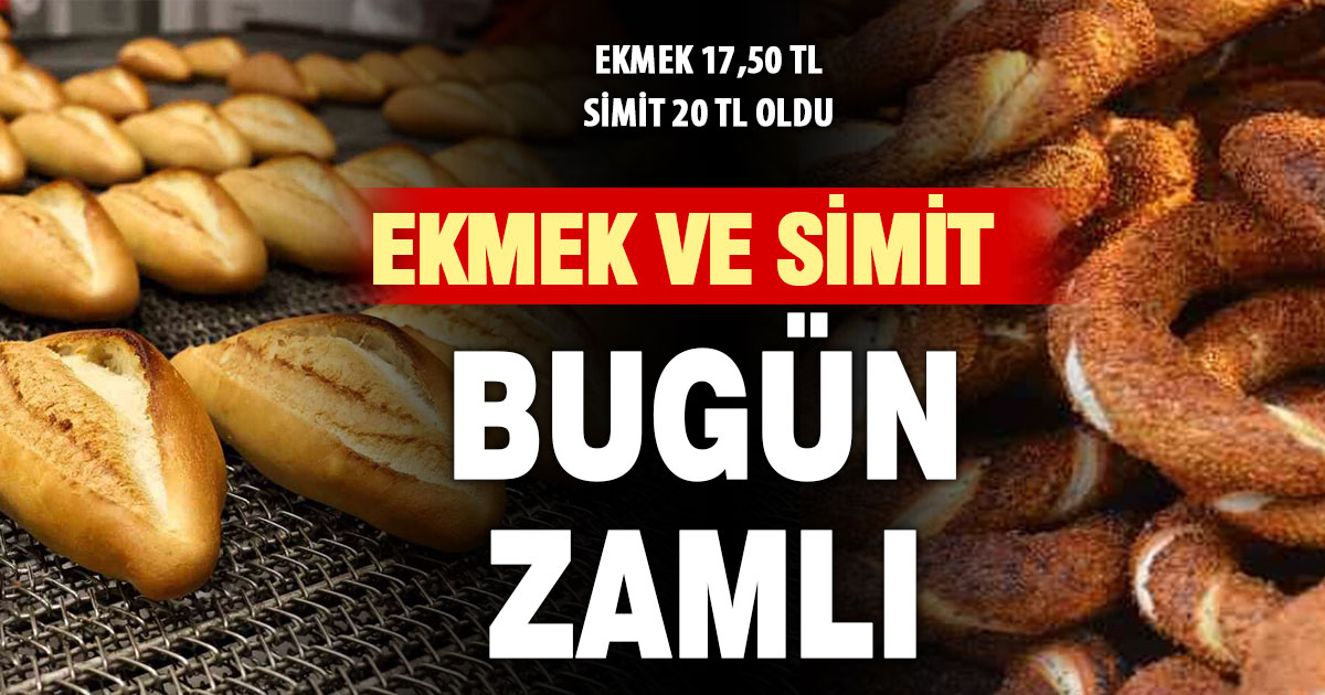 Denizli’de ekmek ve simitte tarife değişti