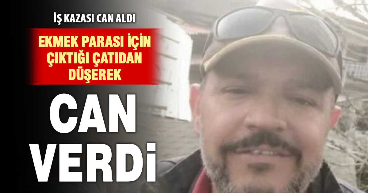 Denizli’de fabrikanın çatısından düşen işçi öldü