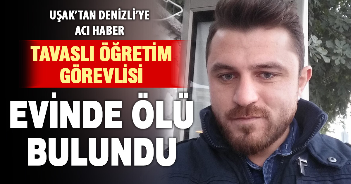 Tavaslı öğretim görevlisi evinde ölü bulundu