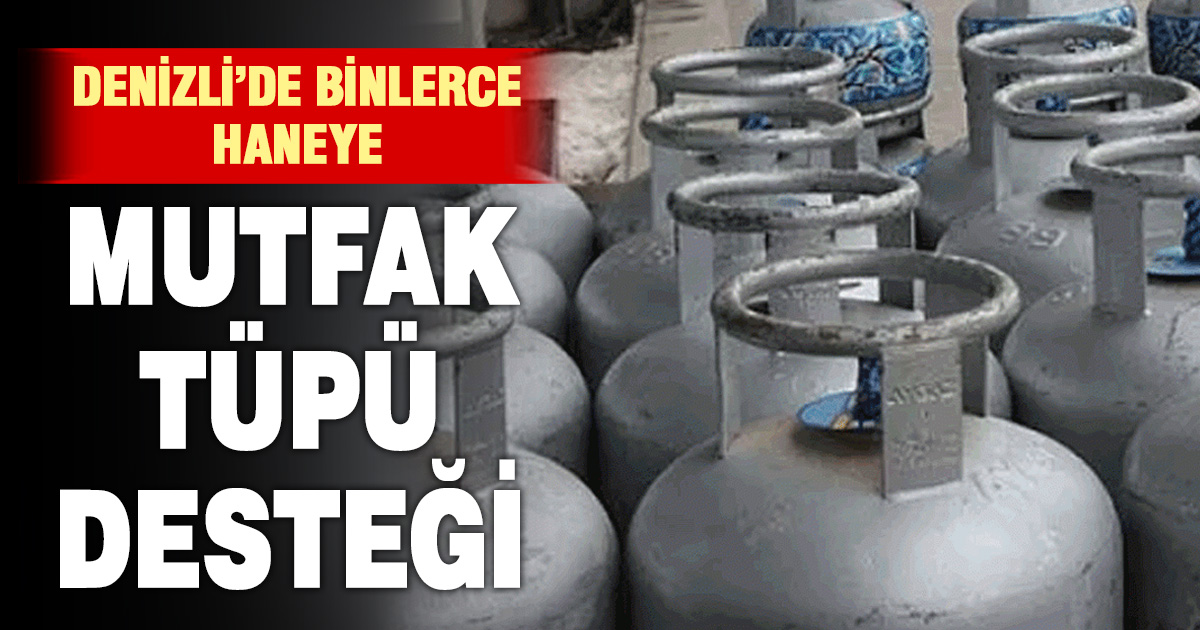 Mutfak bütçesine 1,3 milyonluk destek