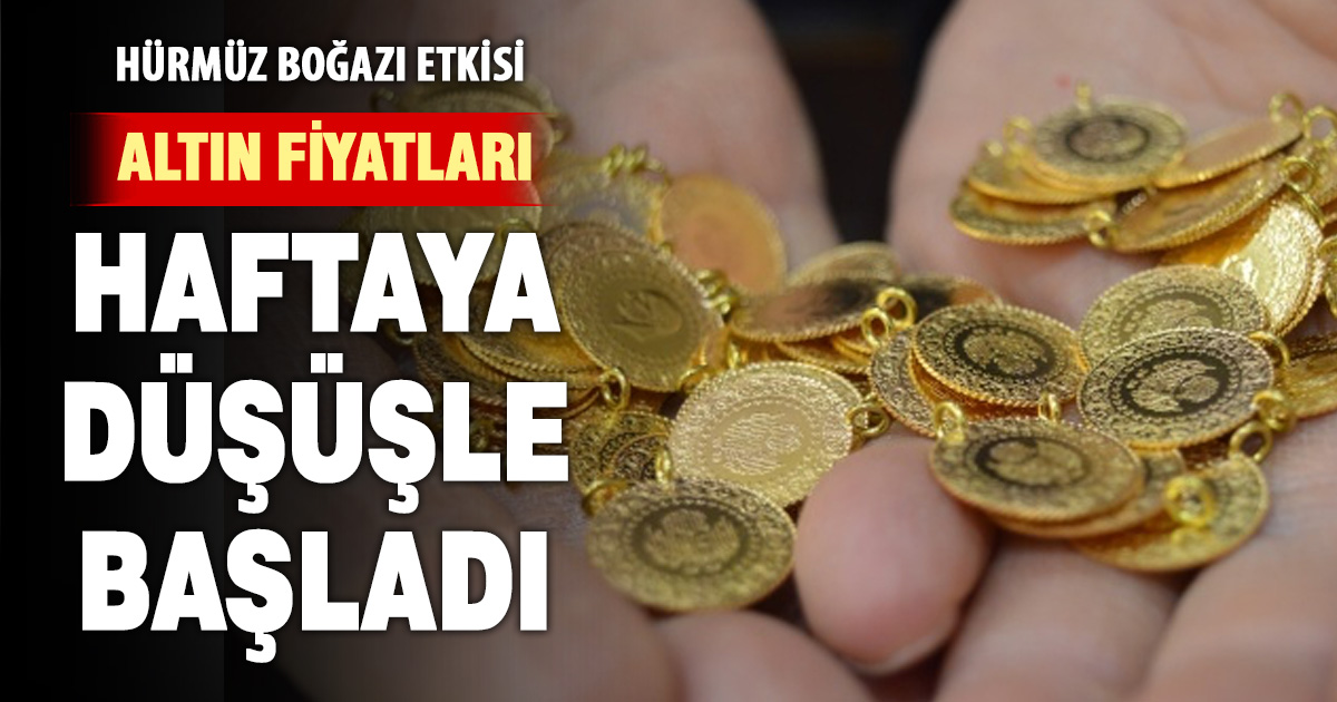 Hürmüz gerilimi altını vurdu: Altın fiyatlarında son gelişmeler
