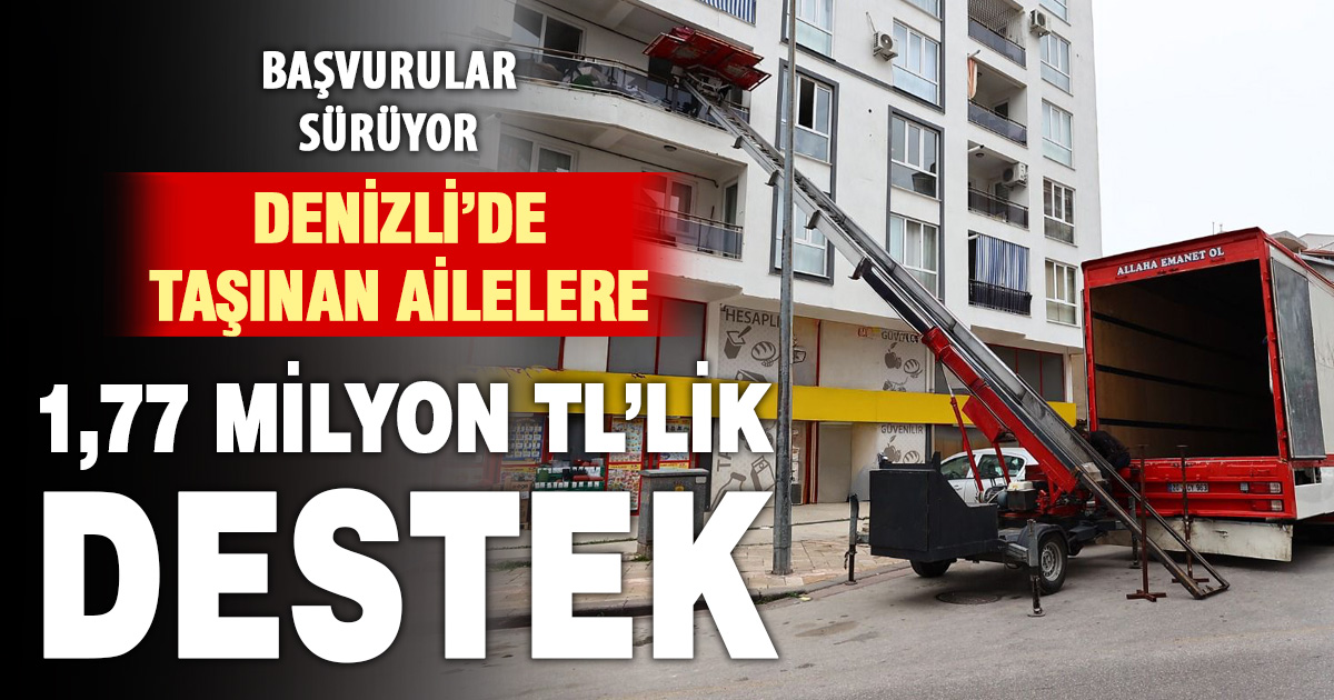 10 bin TL’lik taşınma desteği başvuruları sürüyor
