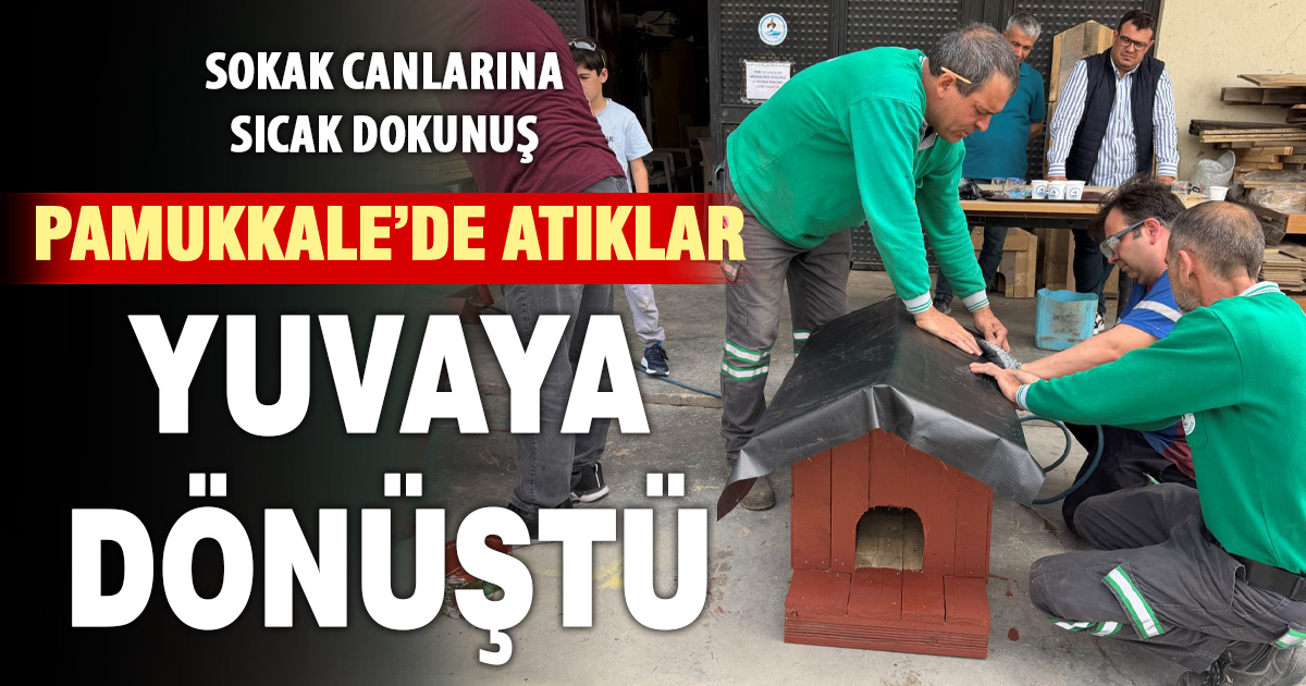 PAMUKKALE BELEDİYESİ’NDEN ÇEVRE DOSTU PROJELER DEVAM EDİYOR