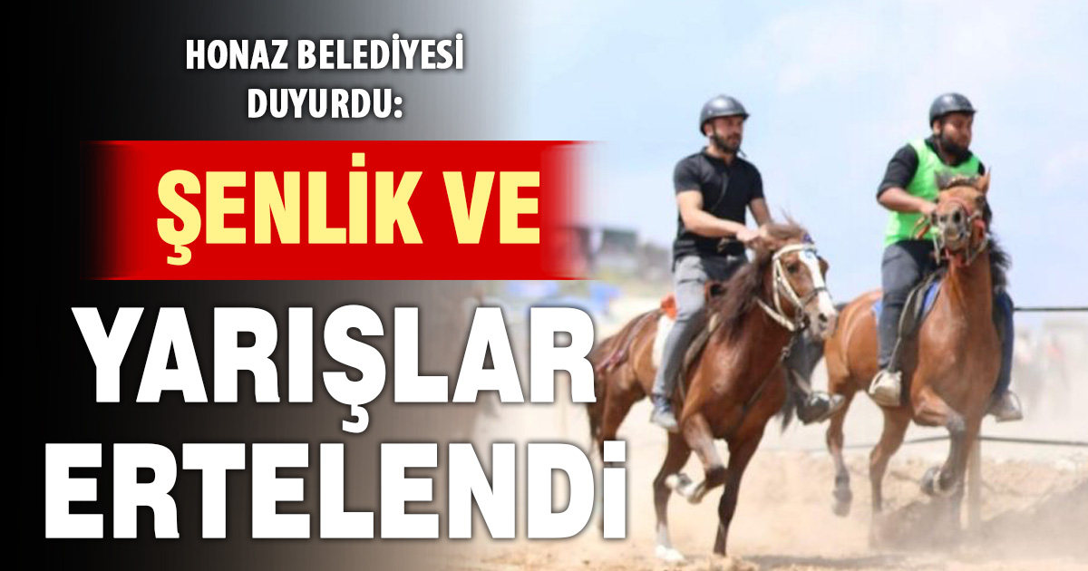 Honaz Tohum Takas Şenliği ve Rahvan At Yarışları, ülke gündeminde yaşanan olumsuzluklar nedeniyle ertelendi 