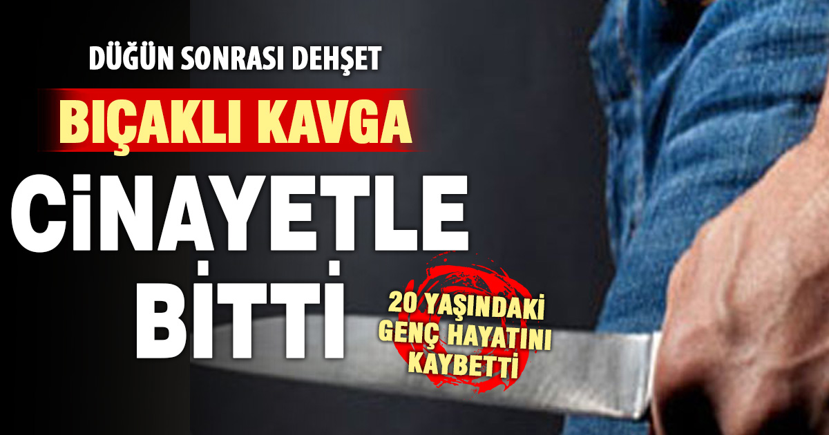 Denizli’de bıçaklı kavga cinayetle bitti