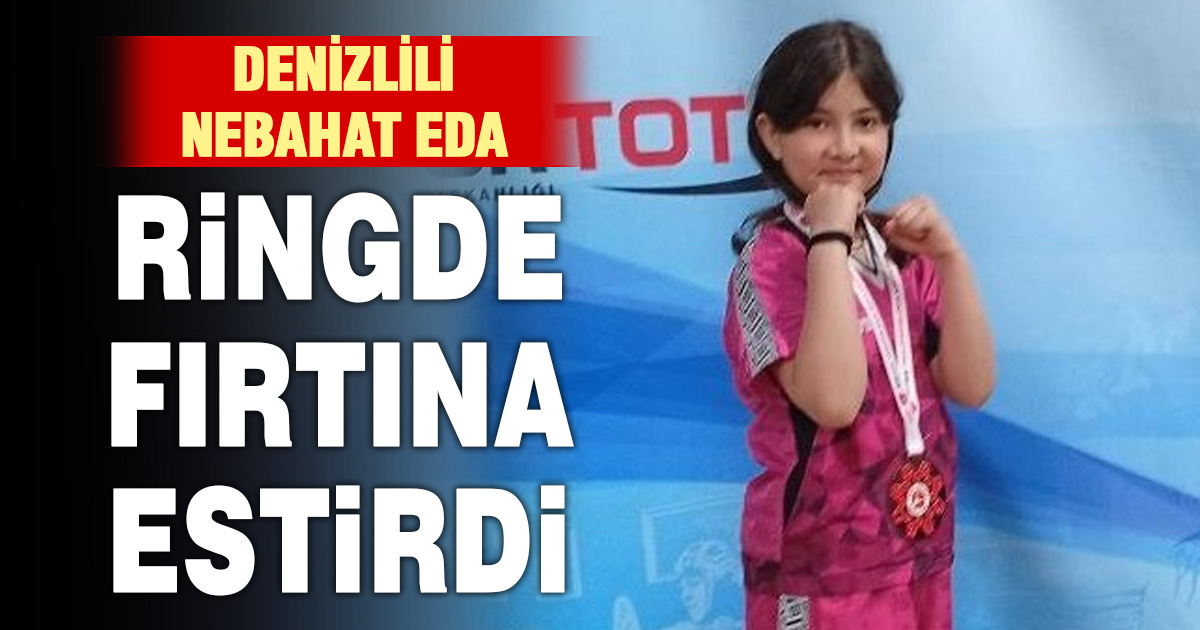 8 yaşındaki demir yumruk Nebahat Eda’dan gururlandıran başarı